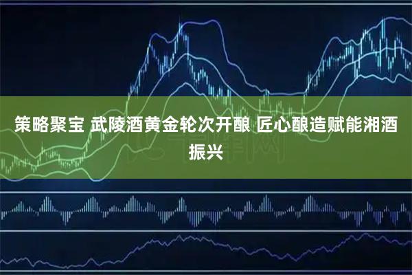 策略聚宝 武陵酒黄金轮次开酿 匠心酿造赋能湘酒振兴
