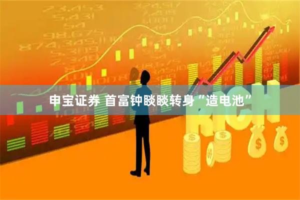 申宝证券 首富钟睒睒转身“造电池”