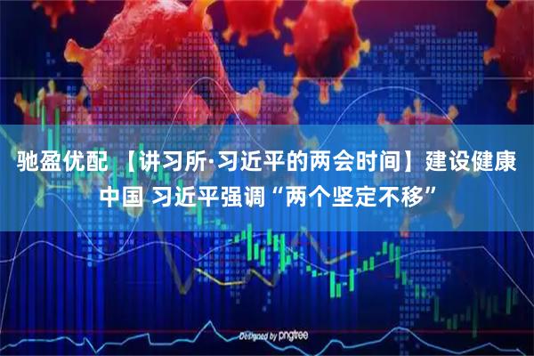 驰盈优配 【讲习所·习近平的两会时间】建设健康中国 习近平强调“两个坚定不移”