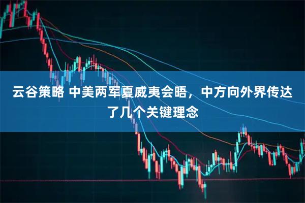 云谷策略 中美两军夏威夷会晤，中方向外界传达了几个关键理念