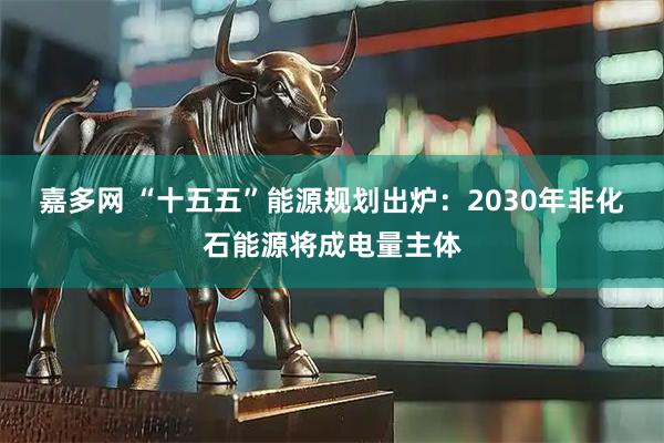 嘉多网 “十五五”能源规划出炉：2030年非化石能源将成电量主体