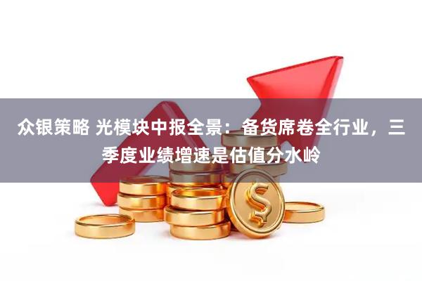 众银策略 光模块中报全景：备货席卷全行业，三季度业绩增速是估值分水岭